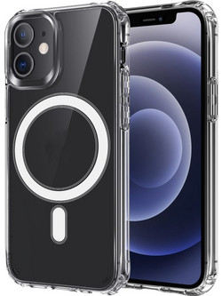 Θήκη Σιλικόνης Acrylic TPU MagSafe iPhone 12 Pro Max 6.7 - Transparent