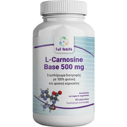 Full Health L-Carnosine Base 500mg 60 Κάψουλες