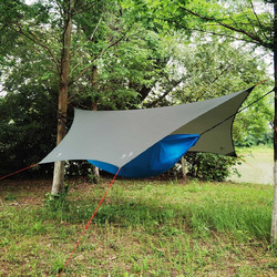 AlpinTec Favour Fly Σκίαστρο Παραλίας Γκρι 340x300cm 16101