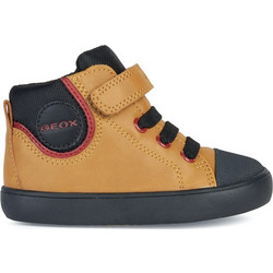 Geox Gisli Παιδικά Sneakers Μποτάκια Καφέ B361NB0MEFUC2G9B