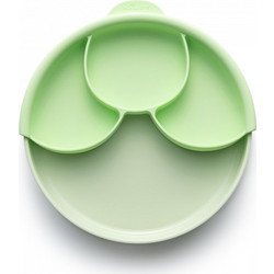 Miniware Des.13 Πιάτο Φαγητού Σιλικόνης με Χωρίσματα Mint