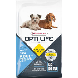 Versele-Laga Opti Life Adult Mini Sterilised & Light with Chicken 7.5kg
