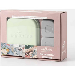 Miniware Des.13 GrowBento Δοχεία Φαγητού Mint 3τμχ