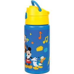 Gim Disney Mickey Flip Παιδικό Μπουκάλι Θερμός Ανοξείδωτο με Καλαμάκι Μπλε 500ml