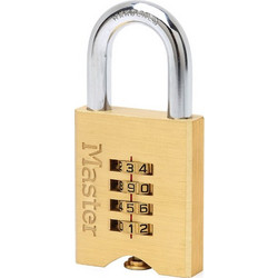 Master Lock - 651EURD Λουκέτο Μπρούτζινο με Συνδυασμό (651050112)