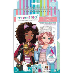 Make It Real Fashion Design Sketchbook Pretty Kitty (3204)