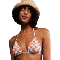 Roxy Check It Bikini Top Τριγωνάκι Ροζ ERJX304918-CKL5