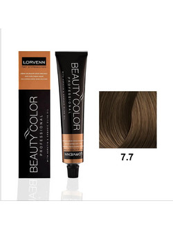 Lorvenn Beauty Color 7.7 Καφέ Ολέ Μόνιμη Βαφή Μαλλιών 70ml