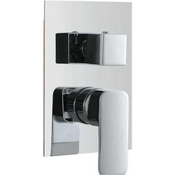 Karag Ginko CFL04A Μίκτης Μπαταρίας Εντοιχισμού Ντουζιέρας 3 Εξόδων Chrome