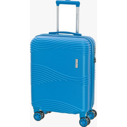 Bartuggi 712-80123 Βαλίτσα Καμπίνας 55x40x24cm με 4 Ρόδες Μπλε