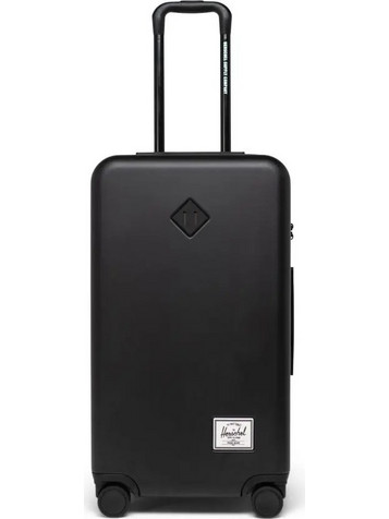 Herschel Supply Heritage Hardshell Βαλίτσα Μεσαία 69x40x30cm με 4 Ρόδες Μαύρη
