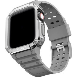 Λουράκι Θήκη για Smartwacth τύπου Apple Πλαστικό PU 8862GR 38/40/41mm Γκρί