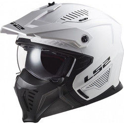 LS2 OF606 Drifter Solid White Κράνος Μηχανής Crossover / Modular 1300gr