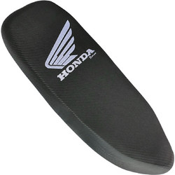 Σέλα λεπτή Carbon με άσπρο λογότυπο ραφτό Honda GLX Racing