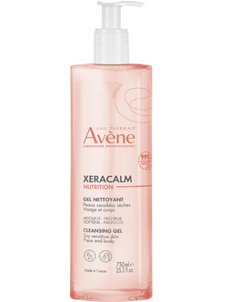 Avene XeraCalm Nutrition Cleansing Gel Αφρόλουτρο Gel για Ευαίσθητο Δέρμα 750ml