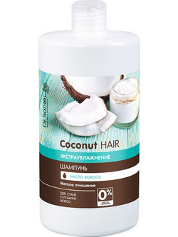 Dr. Sante Coconut Φυτικό Σαμπουάν για Ψαλίδα για Ξηρά & Ταλαιπωρημένα Μαλλιά 1lt