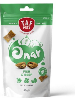 Taf Pets Onar Cat Snack Fish & Beef 60gr