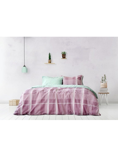 ΚΟΥΒΕΡΛΙ ΥΠΕΡΔΙΠΛΟ ΝΙΜΑ KOCOON PLAID PURPLE 220Χ245cm