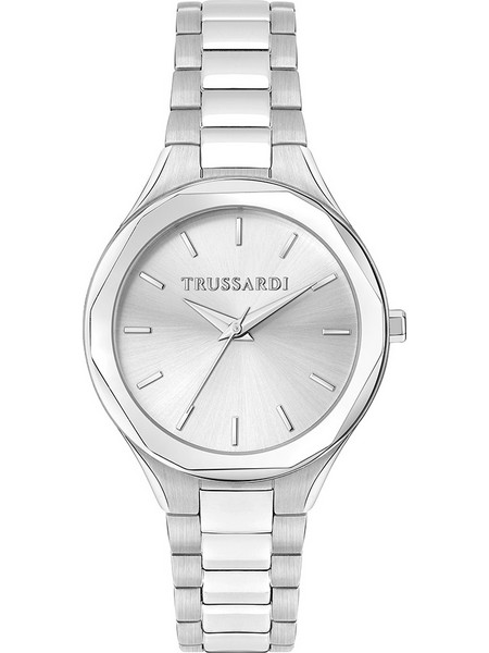 Trussardi Γυναικείο Ρολόι με Ασημί Μεταλλικό Μπρασελέ R2453157507