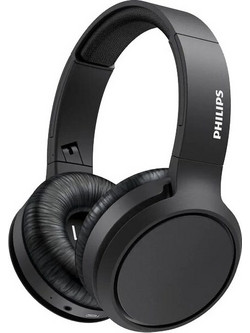 Philips TAH5205 Ενσύρματα & Ασύρματα Bluetooth Ακουστικά On Ear Μαύρα