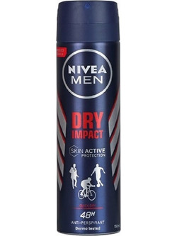 Nivea Dry Impact Plus Ανδρικό Αποσμητικό Spray 48h 150ml