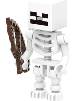 Συλλεκτική Φιγούρα Minecraft White Skeleton XH1574 4,5 cm