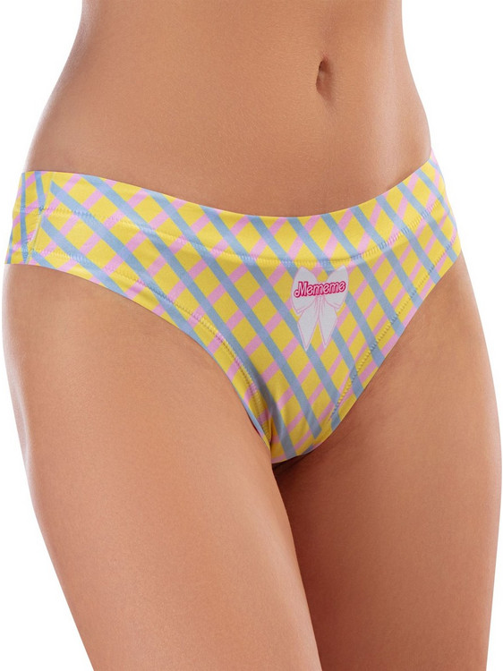 MeMeMe Γυναικείο Thong Χώρις Ραφές Σχέδιο Barbie Voyage - Multicolor