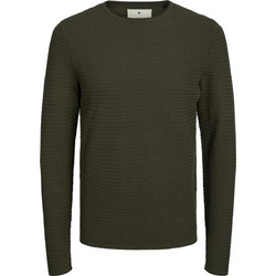 Jack & Jones Ανδρικό Πουλόβερ Χακί 12244903