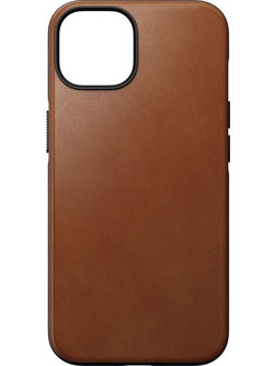 NOMAD θήκη δερμάτινη Rugged rustic MagSafe για Apple iPhone 14 6.1 - ENGLISH TAN ΚΑΦΕ - NM01263685