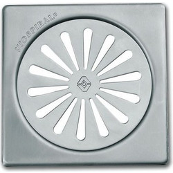 Σχάρα Δαπέδου Τετράγωνη Ιnox Βαρέως Τύπου 12X12 Viospiral 15-1425