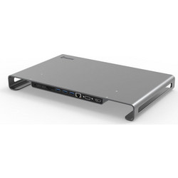 Βάση Ηub αλουμινίου Swissten USB-C γκρι