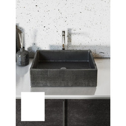 Sanitec Castello 202 Επικαθήμενος Νιπτήρας Μπάνιου 52x39x13cm Λευκός 152-202WHITE