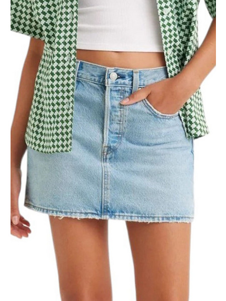 Levi's Μίνι Φούστα Τζιν Pencil Γαλάζια A4694-0003