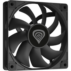 Natec Oxal 120 Case Fan 120mm με Σύνδεση 4-Pin PWM Black