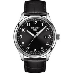 Tissot XL Classic Ανδρικό Ρολόι με Μαύρο Δερμάτινο Λουράκι T116.410.16.057.00