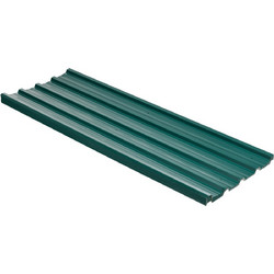 Outsunny Σετ 12 ανταλλακτικών πάνελ 129x45 cm για υπόστεγα κήπου από πράσινο γαλβανισμένο χάλυβα 84H-021V00GN