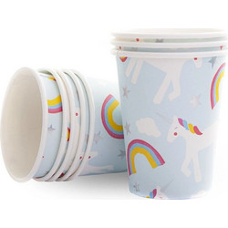 Great Pretenders 97201 Great Pretenders Χάρτινα Ποτήρια Μονόκερος 260ml 8 Τεμάχια