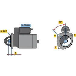 Bosch Μίζα - 0 001 148 003