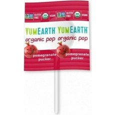 YumEarth Organic Pop με Γεύση Ρόδι 1Τμχ