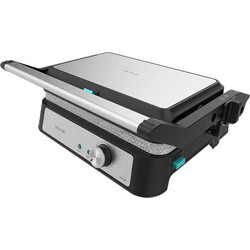 Cecotec Rock'nGrill 1500 Take&Clean Ηλεκτρική Ψησταριά Σχάρας 1500W με Καπάκι και Ρυθμιζόμενο Θερμοστάτη 26.5x17cm CEC-02994