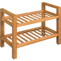 vidaXL Παπουτσοθήκη Ξύλινη Καφέ Μ50xΠ27xΥ40cm 244208