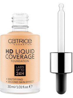 Catrice HD Liquid Coverage 036 Hazelnut Beige Liquid Foundation 30ml