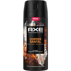 AXE Copper Santal Ανδρικό Αποσμητικό Spray 72h Χωρίς Αλουμίνιο 150ml