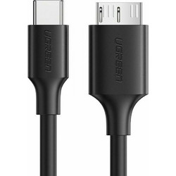 Ugreen Cable US312 Type-C σε Micro Usb Β 1m (Black)