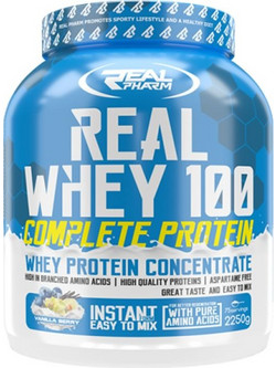 Real Pharm Real Whey 100 Cookies Πρωτεΐνη Ορού Γάλακτος Γράμμωσης 2.25kg