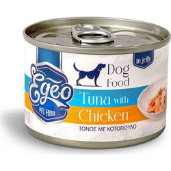 Egeo Pet Food Adult with Tuna & Chicken in Jelly 160gr