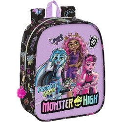 Safta Monster High Creep Σχολική Τσάντα Πλάτης Νηπιαγωγείου Μωβ 8412688535019