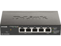 D-Link DGS-1100-05PD V2 Managed L2 Switch με 5 Θύρες Ethernet 1Gbps