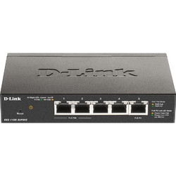 D-Link DGS-1100-05PD V2 Managed L2 Switch με 5 Θύρες Ethernet 1Gbps