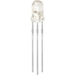 LED 3mm ΔΙΧΡΩΜΟ ΚΟΚΚΙΝΟ/ΜΠΛΕ 1000/1200mcd 30/35 3PINS BULK 3019SURUBW1A FOR Τεμάχια:30 01.020.0069